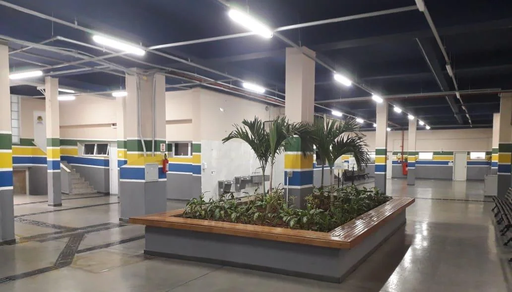 Espaço de convivência do Colégio UB